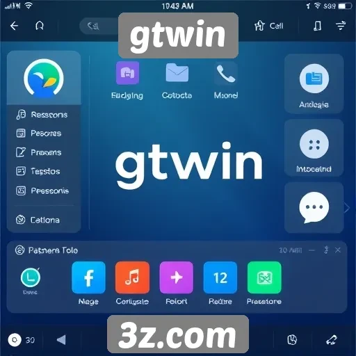 interface do gtwin é otimizada para melhor experiência do usuário