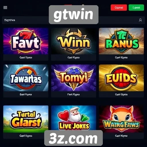 gtwin oferece jogos variados para todos os públicos